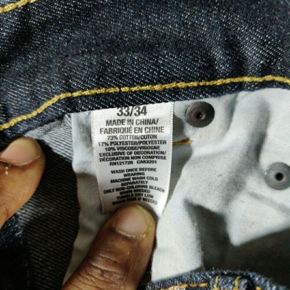 Aeropostale Jeans Mens 33 x 31 Blue Straight Denim Basic‎ Normcore - Picture 2 of 8